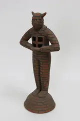 John Roy, Hand built earthenware figural sculpture