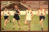 Jack Lovelock Given an Olympic Memorial, poster sized New Zealand hand coloured photograph