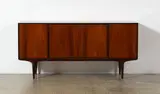 Sweden Svante Skogh for Saffle Mobelfabrik, Impressive 1950s four-door rosewood sideboard