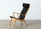 1970s European beech framed lounge chair by Denmark Finn Ostergaard for Kvist Mobler, sold Jun 2017