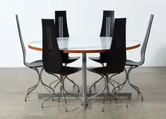 Switzerland Theo Haberli for Theo Haberli Schreineri, 1960s dining suite