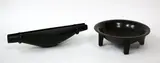 and a slit drum by Small modern Fijian Kava bowl, sold Oct 2016