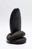 Rick Rudd, Black glazed earthenware cobra form