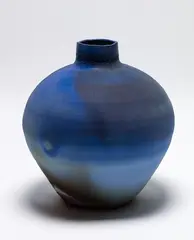 Steve Fullmer, Large ovoid earthenware floor vase