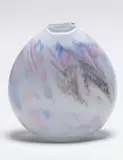 Early blown cased glass vase by Ann Robinson, offered Oct 2016