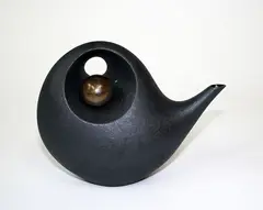Earthenware teapot by Rick Rudd, sold Oct 2016