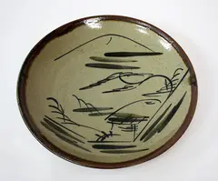 Tomimoto Kenkichi, Mashiko stoneware dish