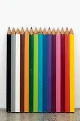 Peter Bromhead, Coloured pencils sculpture