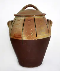 Nic Stather, Large stoneware lidded pot