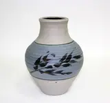 Unglazed stoneware vase by Warren Tippett, offered Oct 2016