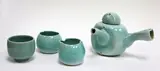Chris Weaver, Porcelain teapot and three cups