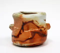 Small wood fired vase by Chester Nealie, sold Oct 2016