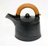 Chris Weaver, Iron Series black glazed porcelain teapot