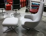 Vitra Grand Repos, chair and ottoman