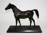 Christopher Fratin, 19th century French patinated bronze figure of a horse