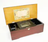 no. 41837, made by Mojon Manger, Geneva, Switzerland by Small Swiss 8 air music box, sold Jun 2016