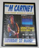 Paul McCartney <i>New< & i>, world tour poster