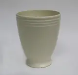 Hand potted vase shape 18 by Ernest Shufflebotham for Crown Lynn, sold Jun 2016