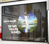 movie poster by David Bowie <i>The Man Who Fell to Earth< & i>, offered Jun 2016