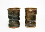 Barry Brickell, Pair of stoneware beakers