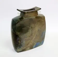 Ray Roger, Stoneware slab vase