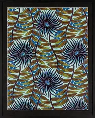 Emile Allain Séguy, Large framed French Art deco period wall paper sample