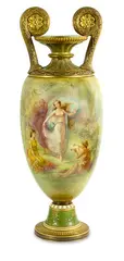 George White for Royal Doulton, Large and impressive vase of ovoid form