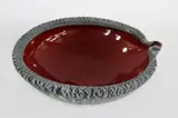Volcanic crucible pouring vessel by Len Castle, sold Feb 2016