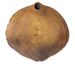 Discoid hanging form by Len Castle, sold Feb 2016