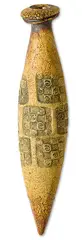 Early hanging bottle form by Len Castle, sold Feb 2016