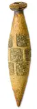 Early hanging bottle form by Len Castle, sold Feb 2016