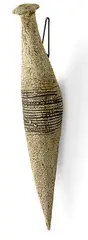Tall hanging bottle form by Len Castle, sold Feb 2016