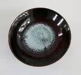 Red Volcanic series bowl by Len Castle, sold Feb 2016