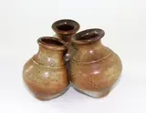 Trio of joined pots by Len Castle, sold Feb 2016