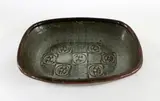 Large rectangular platter by Len Castle, sold Feb 2016