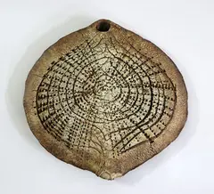 Large discoid hanging form by Len Castle, sold Feb 2016