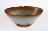 Len Castle, Large shino crackle glaze bowl