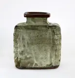 Stoneware branch pot by Len Castle, sold Feb 2016
