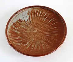 Circular platter by Len Castle, sold Feb 2016