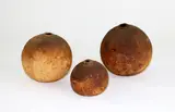 Trio of Spherical breast pots by Len Castle, sold Feb 2016