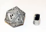 Triangulated ball form by Ted Dutch, sold Feb 2016