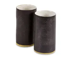 Lucie Rie, A pair of stoneware beakers