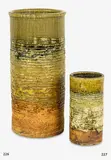 Large stoneware brushpot by Len Castle, sold Dec 2015
