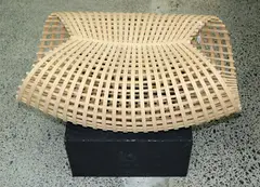 Raft small prototype model in ash by David Trubridge, sold Dec 2015