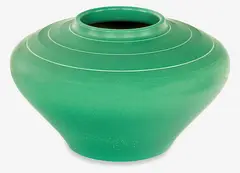 Keith Murray for Wedgwood, Squat ovoid vase