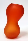 Nigel Coates, Hand blown orange glass vase