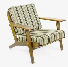 Hans Wegner for Getama, Vintage model GE 290 oak plank chair