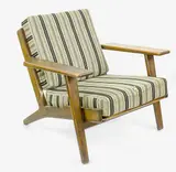 Hans Wegner for Getama, Vintage model GE 290 oak plank chair