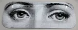 Occhi laminated wood tray by Piero Fornasetti, sold Dec 2015