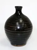 Early pear-shaped vase by Mirek Smisek, offered Dec 2015